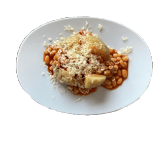 Baked beans and cheese baked potato recipe